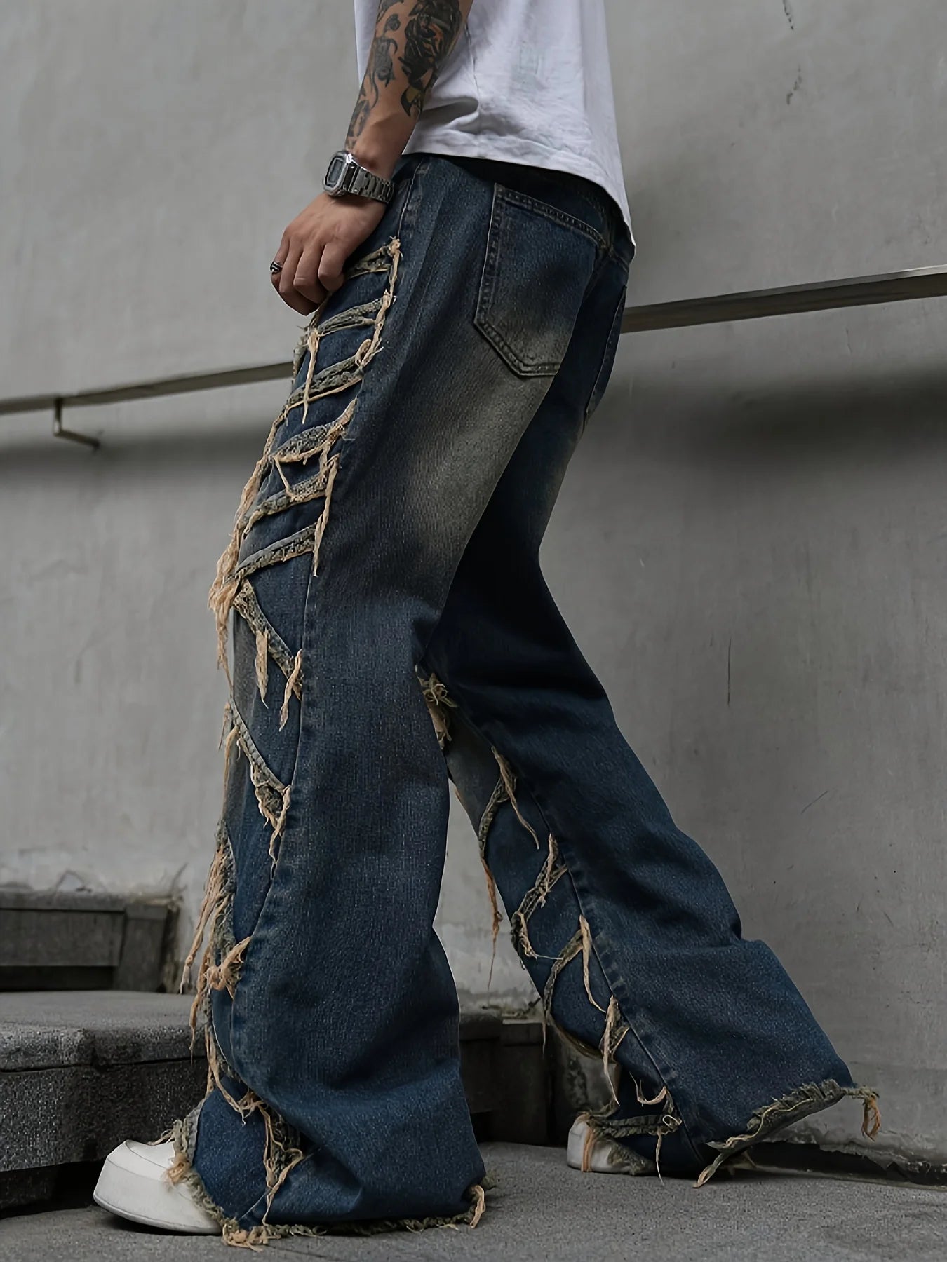 Fringe Denim Street Jeans